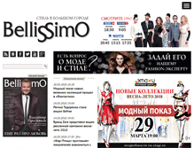 Tablet Screenshot of bellissimotv.ru